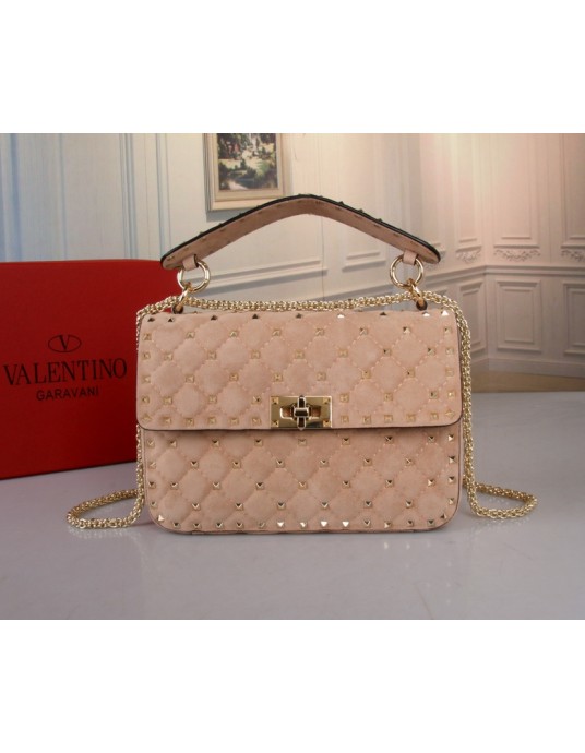 Borsa Media Rockstud Spike In Suede VALENTINO