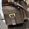 Borsa Prada Explore medium in Re-Nylon con pattina PRADA