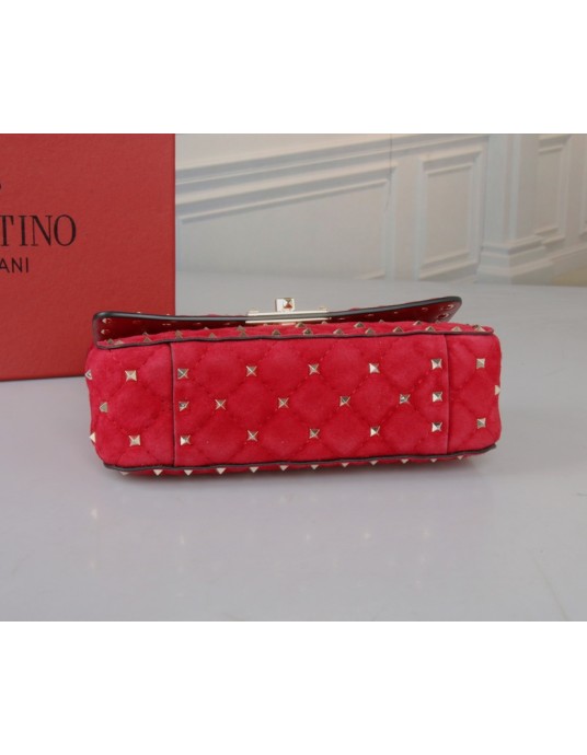 Borsa Piccola Rockstud Spike In Suede VALENTINO