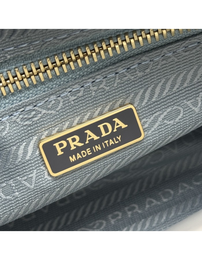 Borsa a mano Prada Bonnie medium in pelle nabuk PRADA