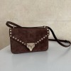 Borsa Piccola A Tracolla Rockstud In Suede VALENTINO