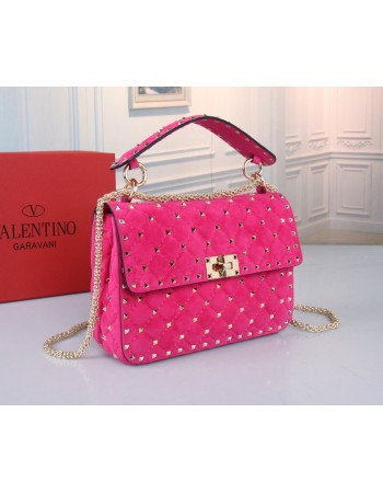 Borsa Media Rockstud Spike In Suede VALENTINO