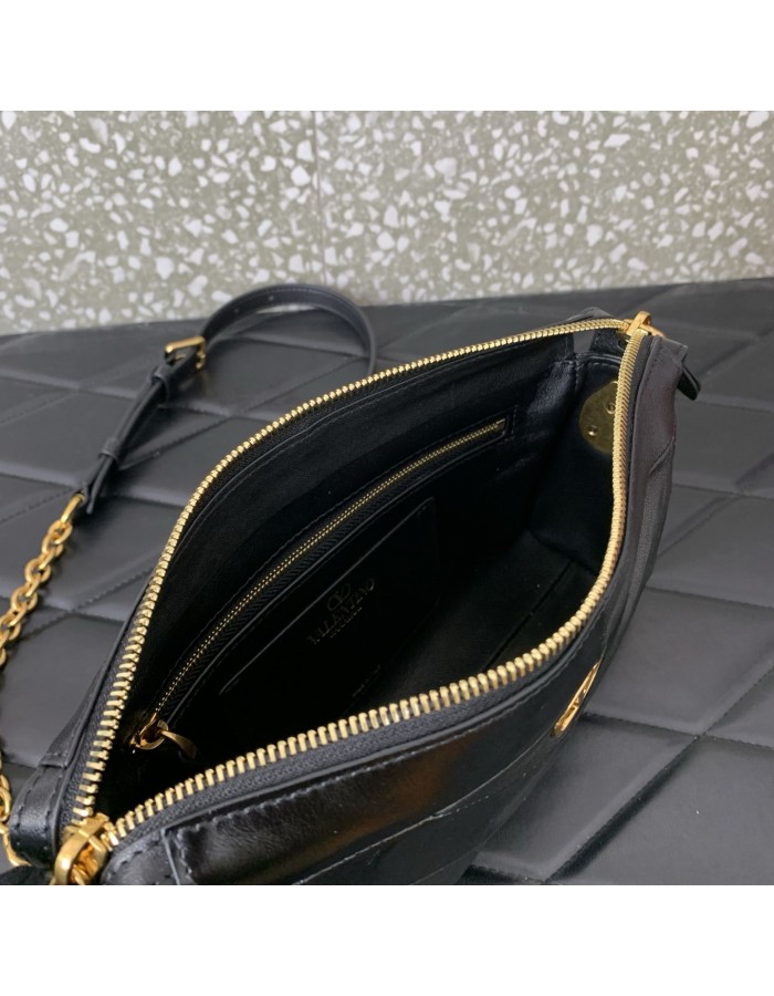 Borsa A Tracolla Piccola Panthea In Nappa VALENTINO