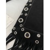 Borsa A Spalla Nellcôte In Suede Con Frange VALENTINO