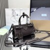 Borsa a mano Prada Bonnie small in velluto e pelle PRADA