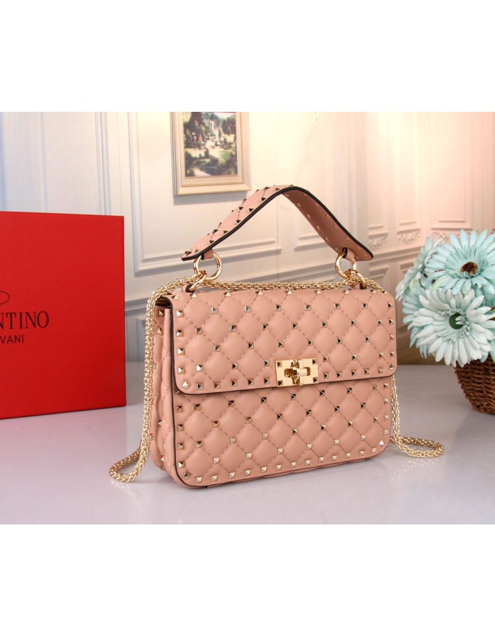 Borsa Media Rockstud Spike In Nappa VALENTINO