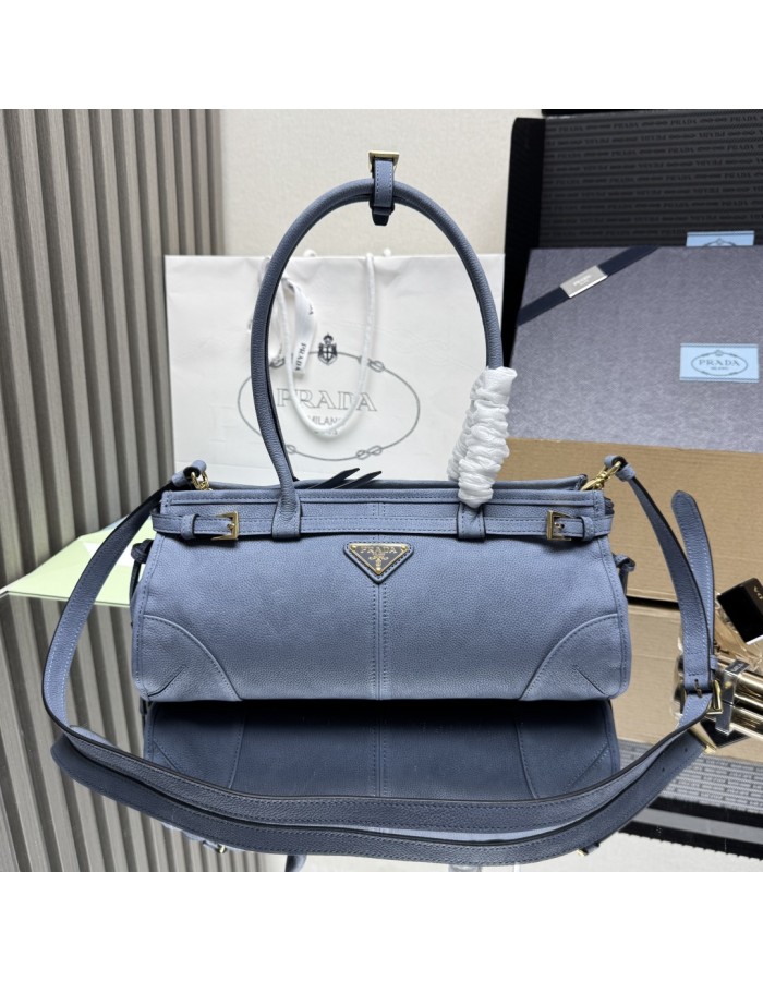 Borsa a mano Prada Bonnie medium in pelle nabuk PRADA