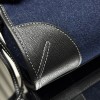 Borsa a mano Prada Bonnie small in denim e pelle PRADA