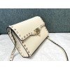 Borsa Piccola A Tracolla Rockstud In Vitello Granato VALENTINO