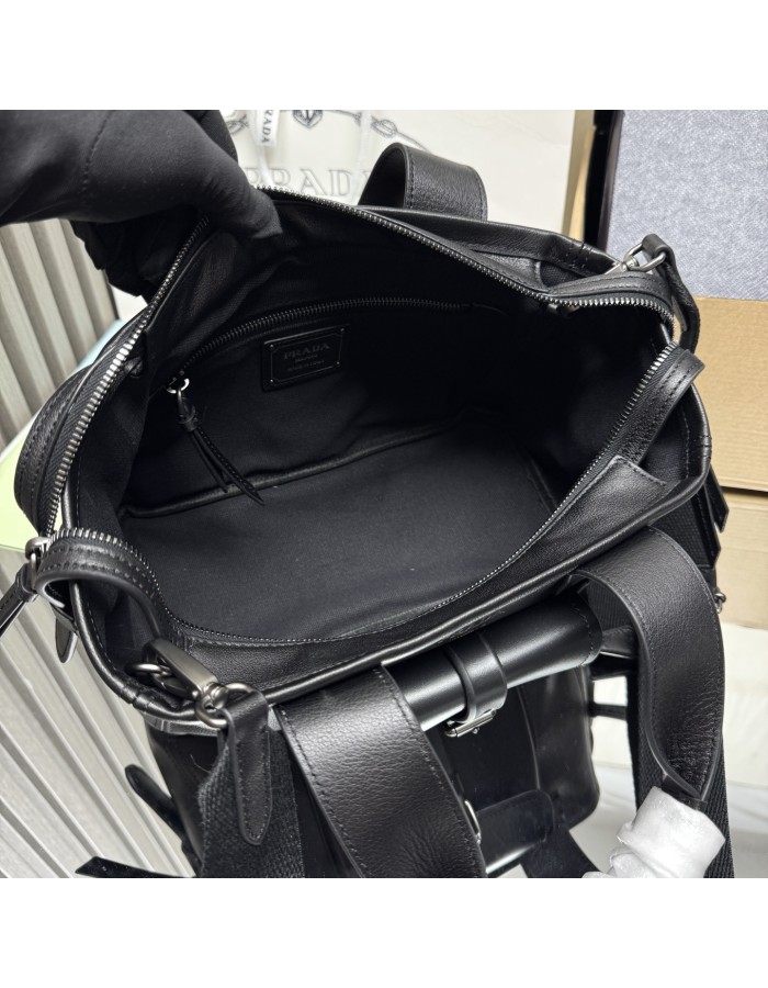 Borsa shopping Prada Route medium in pelle PRADA