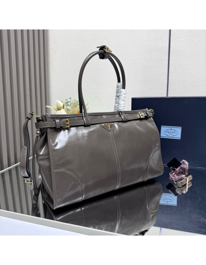 Borsa a mano Prada Bonnie large in pelle PRADA