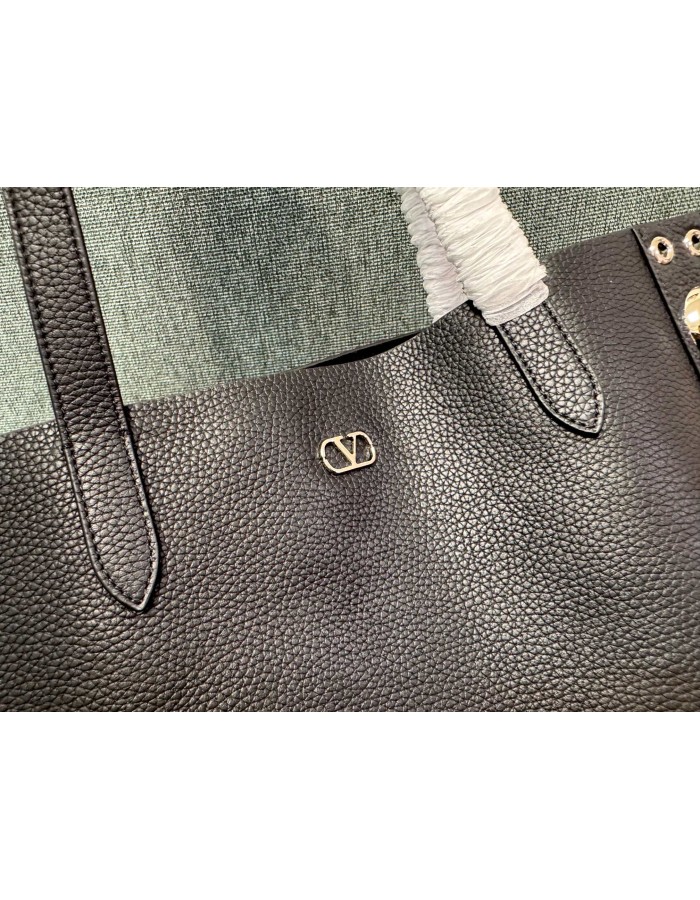 Borsa Shopping Media Nellcôte In Pelle VALENTINO