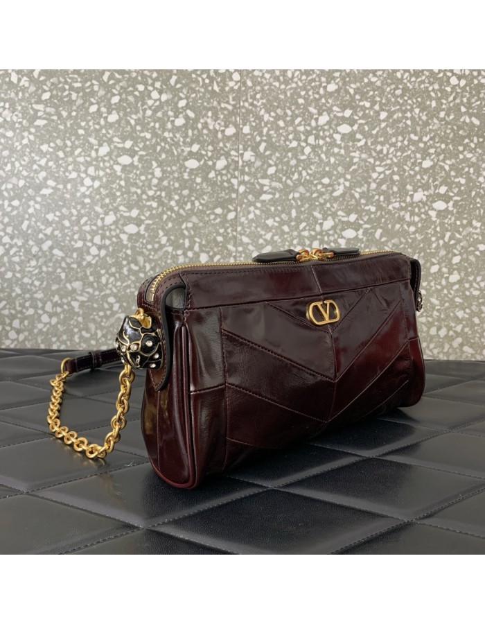 Borsa A Tracolla Piccola Panthea In Nappa VALENTINO