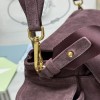 Borsa a spalla Prada Explore medium in pelle scamosciata PRADA