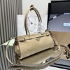Borsa a mano Prada Bonnie medium in pelle nabuk PRADA