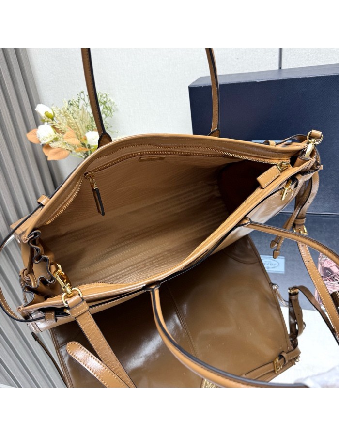 Borsa a mano Prada Bonnie extra large in pelle PRADA