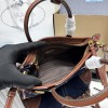 Borsa a mano Prada Bonnie small in denim e pelle PRADA