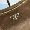 Borsa Prada Explore large in pelle scamosciata PRADA