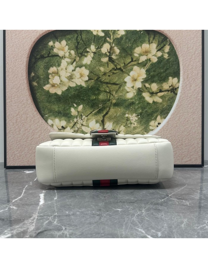 Borsa a spalla Jetset GG Marmont misura media GUCCI