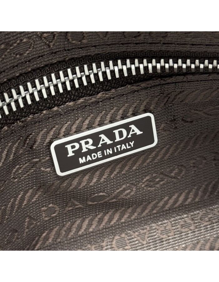 Borsa a mano Prada Bonnie small in velluto e pelle PRADA