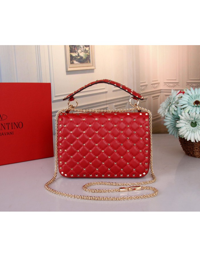 Borsa Media Rockstud Spike In Nappa VALENTINO