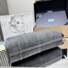 Borsa a mano Prada Bonnie extra large in pelle scamosciata PRADA