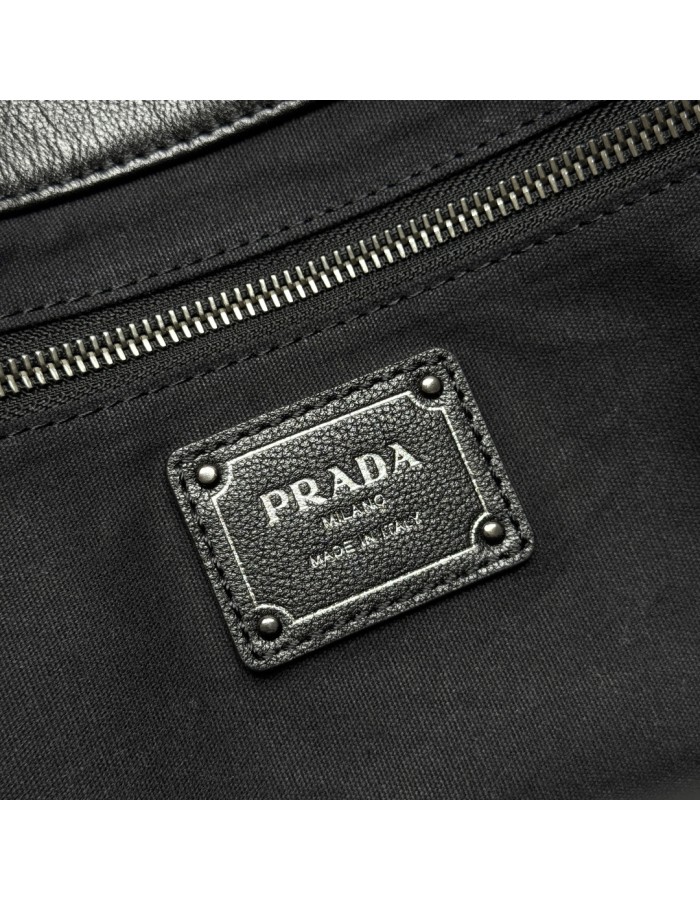 Borsa shopping Prada Route large in pelle PRADA