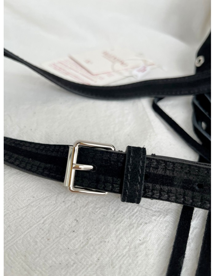 Borsa A Spalla Piccola  Nellcôte In Suede Con Frange VALENTINO