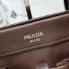 Borsa shopping Prada Route large in pelle PRADA