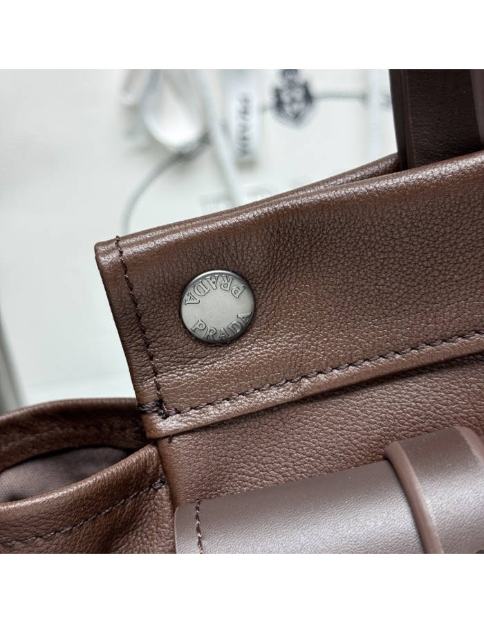 Borsa shopping Prada Route large in pelle PRADA