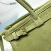 Borsa a mano Prada Bonnie medium in pelle scamosciata PRADA