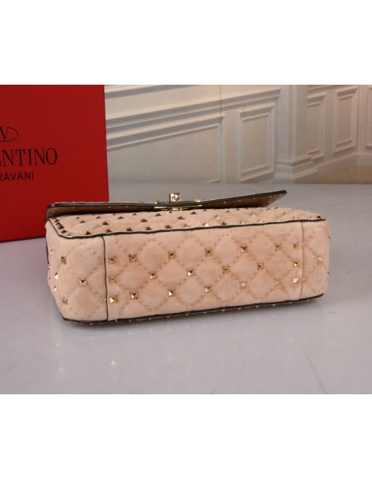 Borsa Media Rockstud Spike In Suede VALENTINO