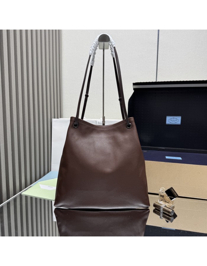 Borsa Prada Route large in pelle PRADA
