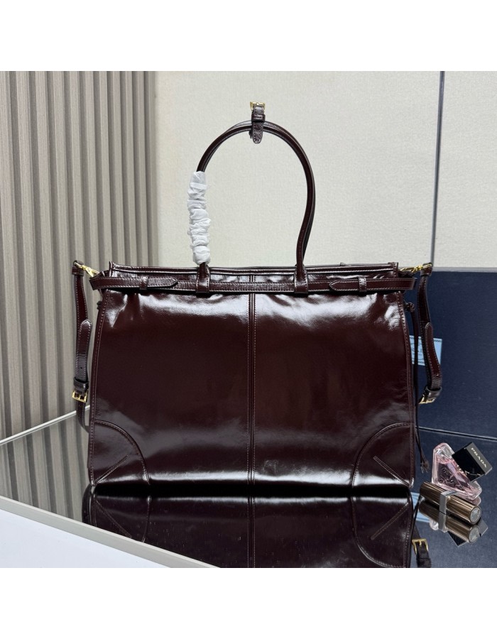 Borsa a mano Prada Bonnie extra large in pelle PRADA