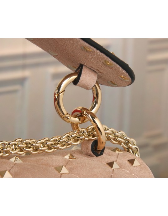 Borsa Media Rockstud Spike In Suede VALENTINO
