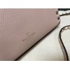 Borsa Piccola A Tracolla Rockstud In Vitello Granato VALENTINO