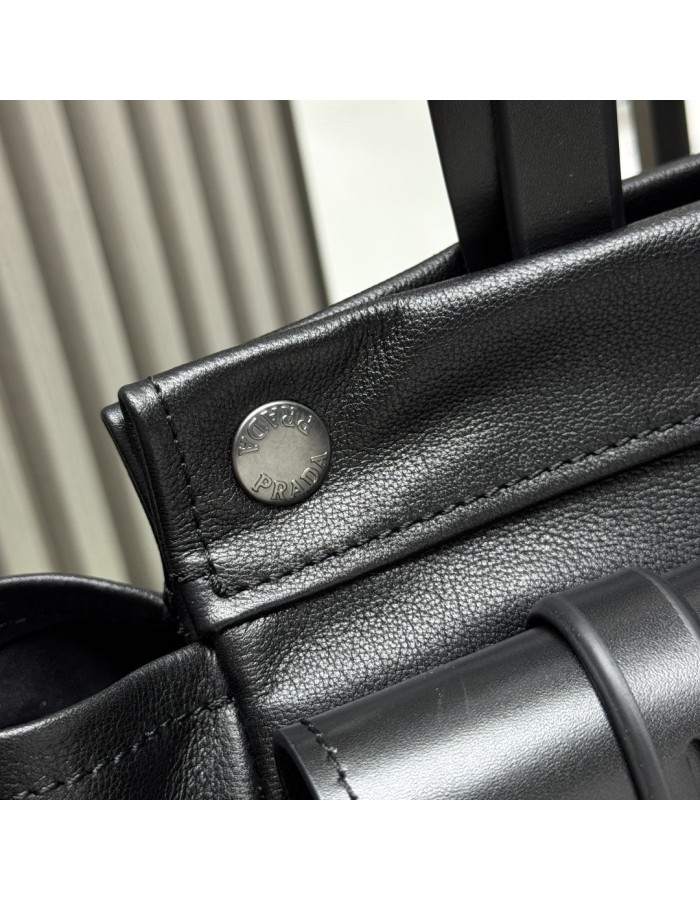 Borsa shopping Prada Route large in pelle PRADA