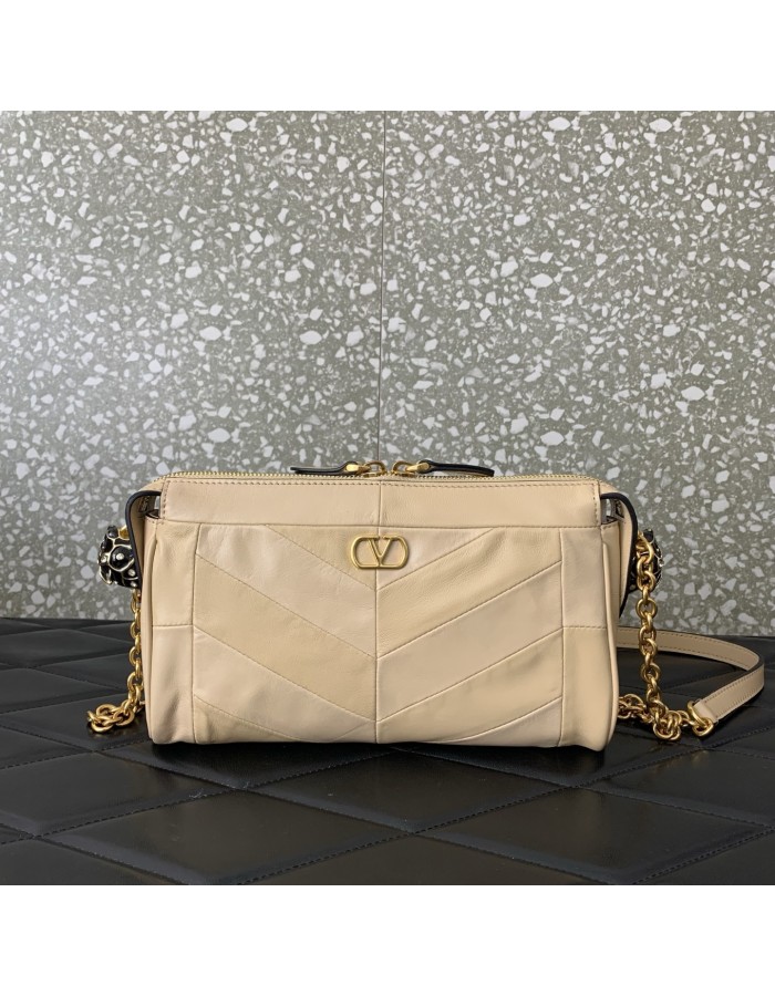 Borsa A Tracolla Piccola Panthea In Nappa VALENTINO