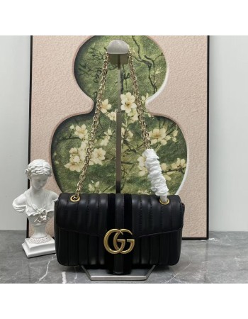 Borsa a spalla Jetset GG Marmont misura media GUCCI