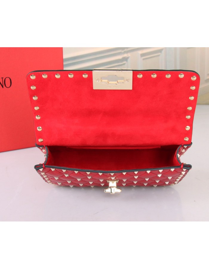 Borsa Piccola Rockstud Spike In Capretto VALENTINO