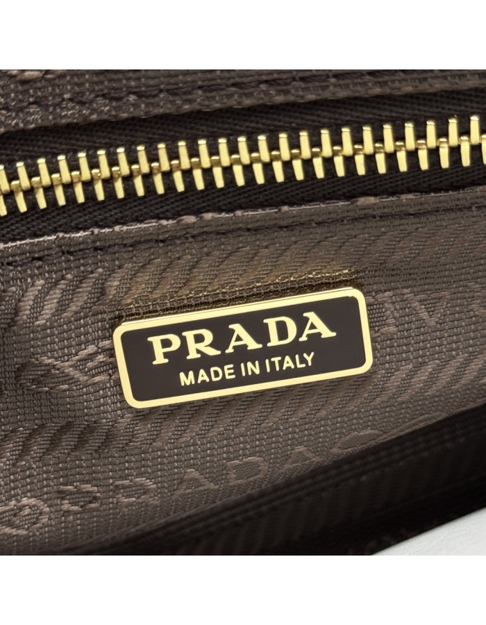 Borsa a mano Prada Bonnie medium in pelle nabuk PRADA
