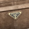 Borsa a mano Prada Bonnie medium in pelle scamosciata PRADA