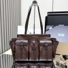 Borsa shopping Prada Route large in pelle PRADA