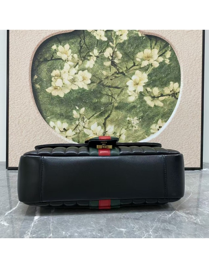 Borsa a spalla Jetset GG Marmont misura media GUCCI