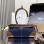 Borsa a mano Prada Bonnie medium in denim e pelle PRADA