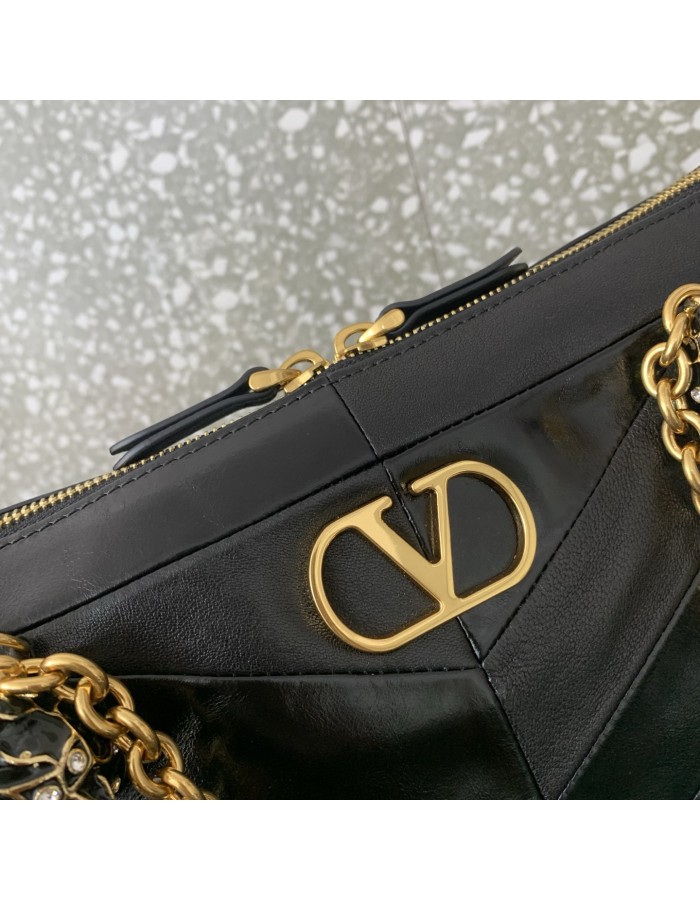 Borsa A Tracolla Panthea In Nappa VALENTINO