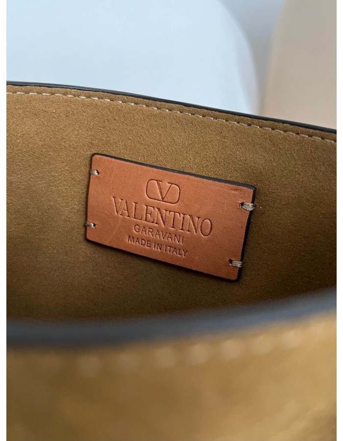 Borsa A Spalla Piccola  Nellcôte In Suede Con Frange VALENTINO