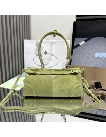 Borsa a mano Prada Bonnie medium in pelle scamosciata PRADA