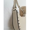 Mini Borsa Hobo Rockstud In Vitello Granato VALENTINO