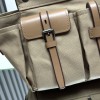 Borsa shopping Prada Route large in canvas e pelle PRADA